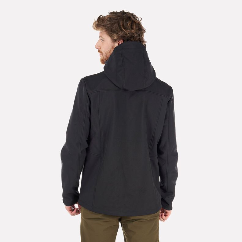 Chaqueta Hombre Macaya Softshell Hoody Jacket Negro Lippi 23-2
