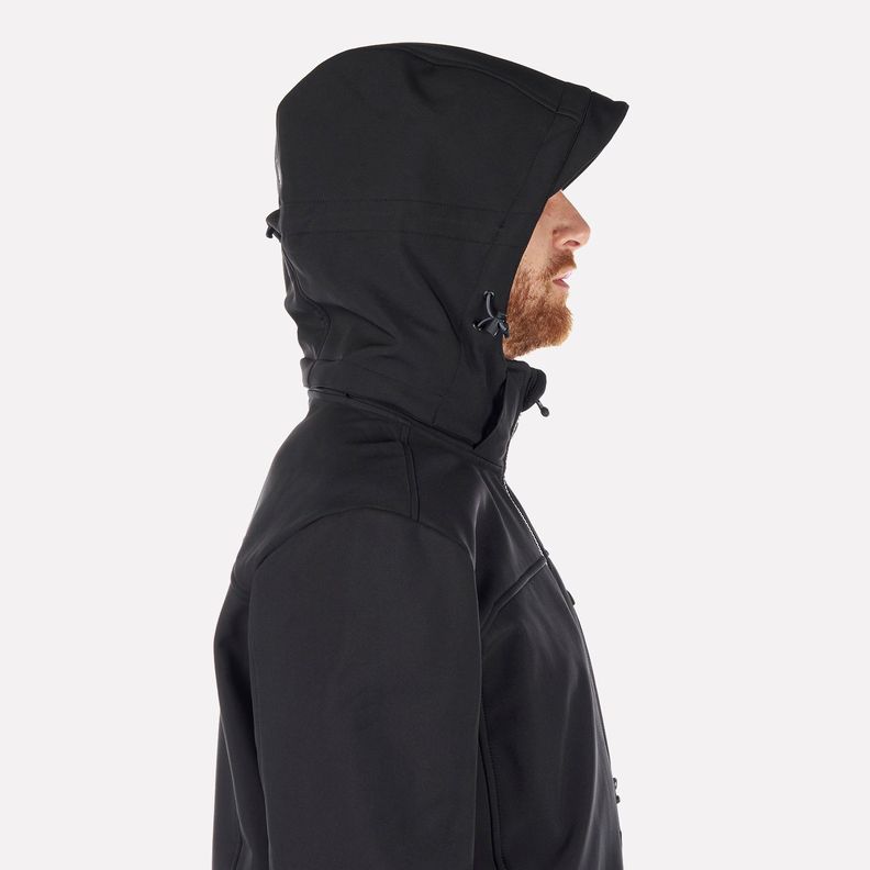 Chaqueta Hombre Macaya Softshell Hoody Jacket Negro Lippi 23-4