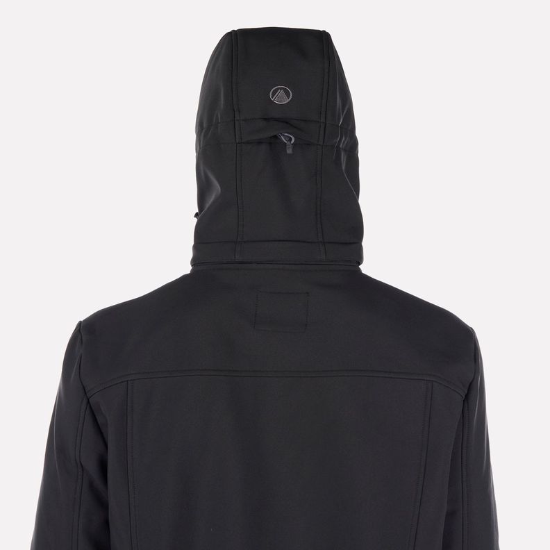 Chaqueta Hombre Macaya Softshell Hoody Jacket Negro Lippi 23-5