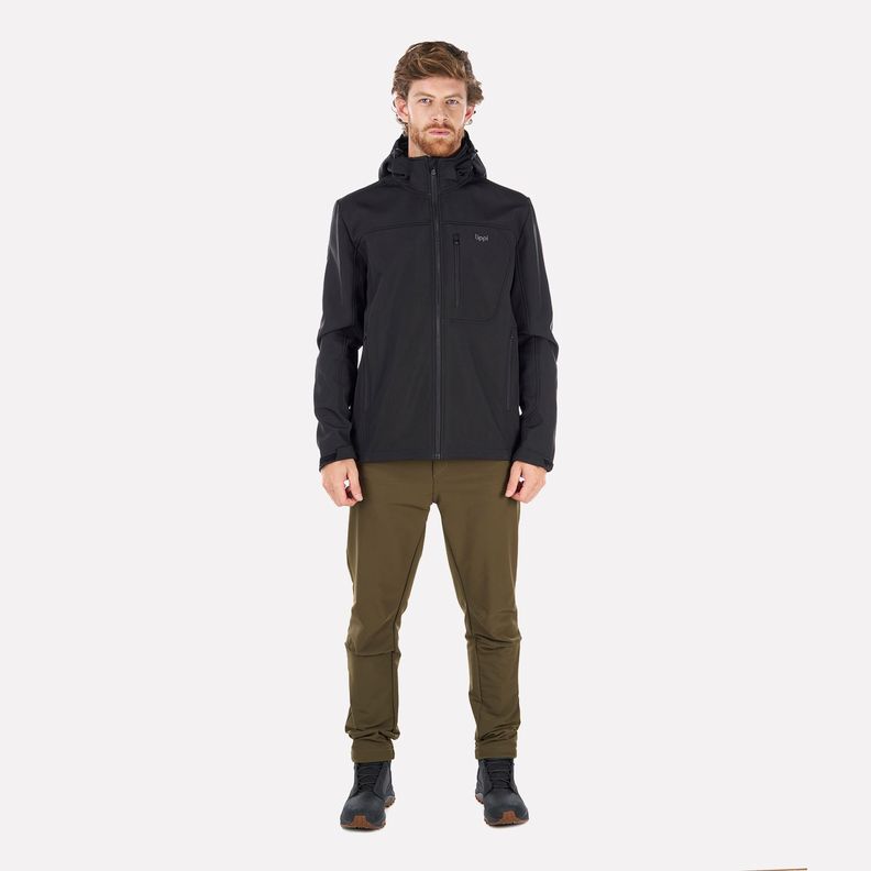Chaqueta Hombre Macaya Softshell Hoody Jacket Negro Lippi 23-7