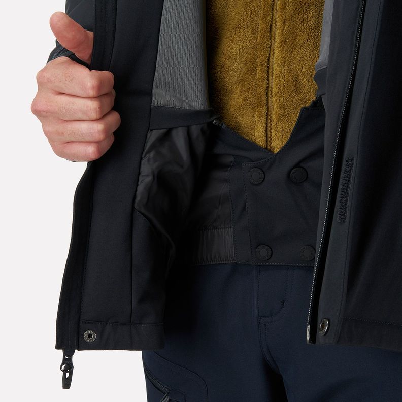Chaqueta Hombre Andes B-Dry Hoody Jacket Negro Lippi I22-3