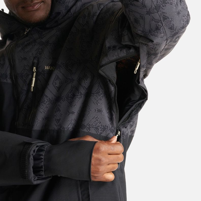 Chaqueta Hombre Yeti Negro Haka Honu I23-9