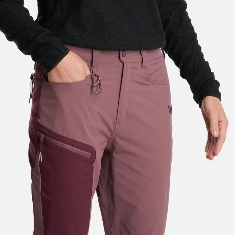 Pantalón Mujer Lennox Q-Dry Slim Fit Pants Morado Lippi I25-3