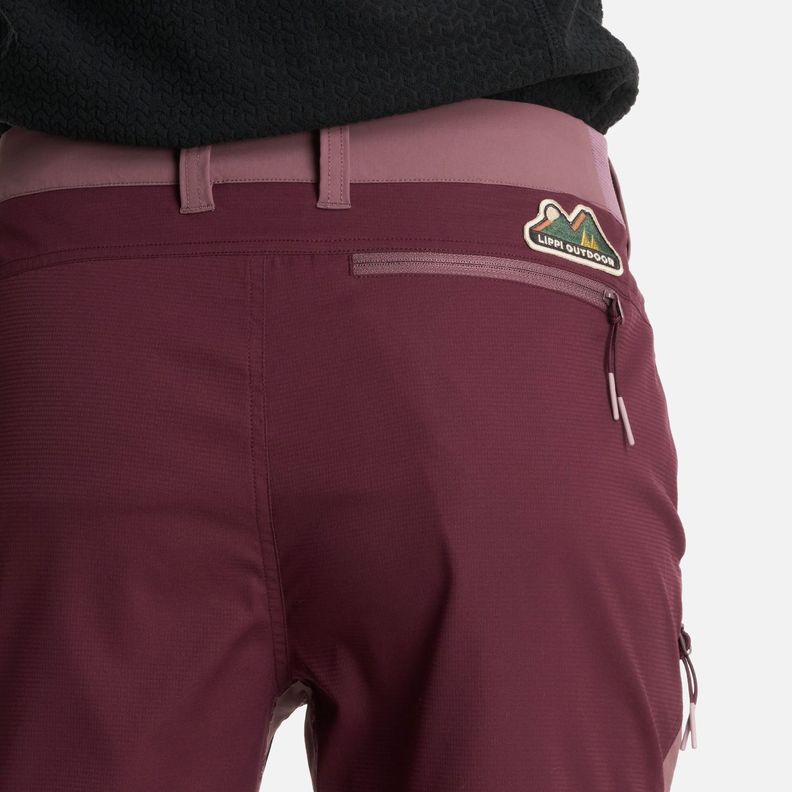 Pantalón Mujer Lennox Q-Dry Slim Fit Pants Morado Lippi I25-4