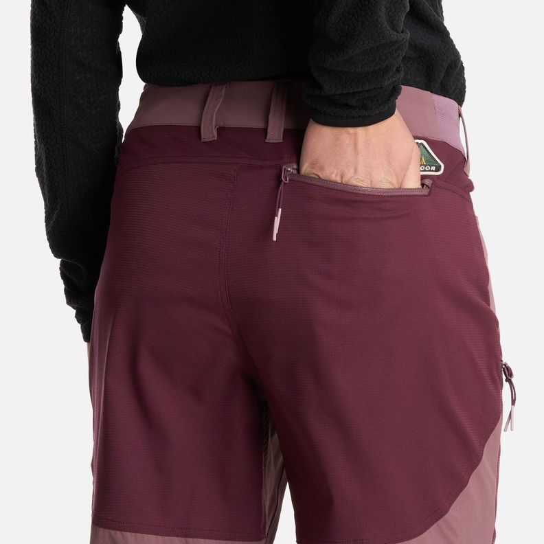 Pantalón Mujer Lennox Q-Dry Slim Fit Pants Morado Lippi I25-5