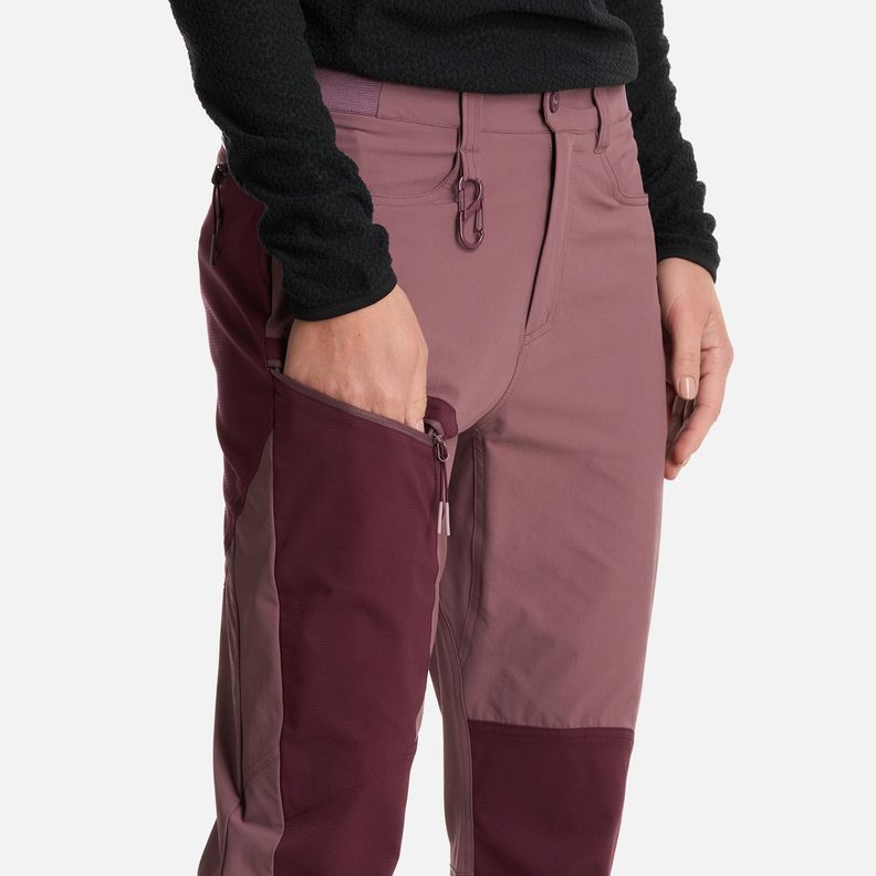 Pantalón Mujer Lennox Q-Dry Slim Fit Pants Morado Lippi I25-6