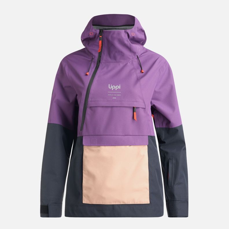 Chaqueta Mujer Black Hill 14 Zip B-Dry Jacket Morado Lippi-0