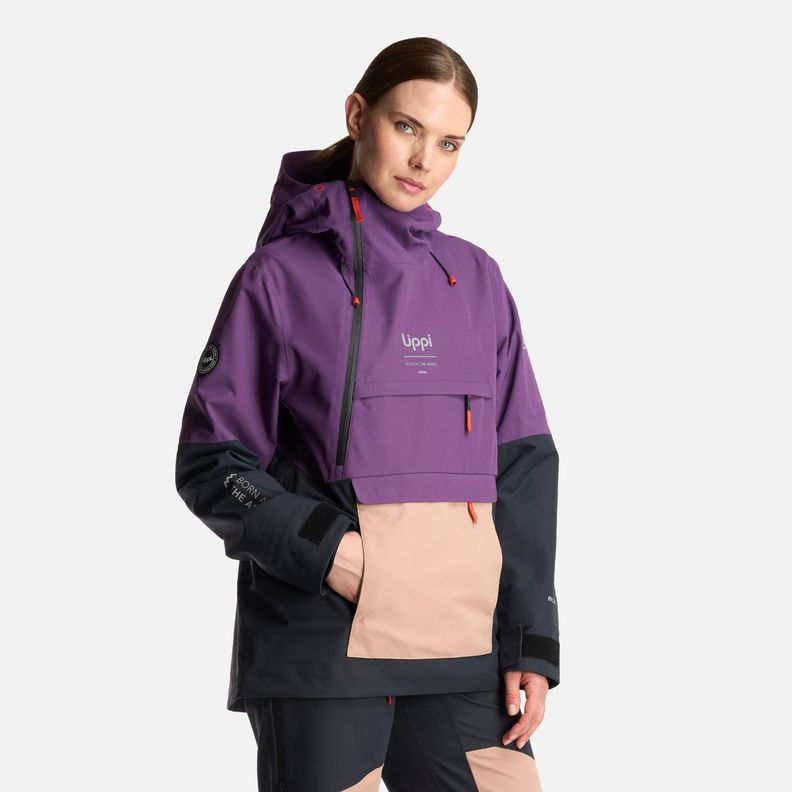Chaqueta Mujer Black Hill 14 Zip B-Dry Jacket Morado Lippi-2
