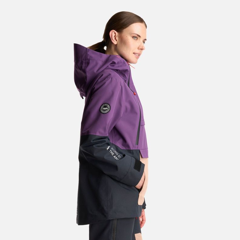 Chaqueta Mujer Black Hill 14 Zip B-Dry Jacket Morado Lippi-3