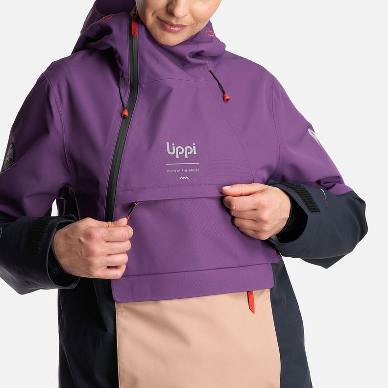 Chaqueta Mujer Black Hill 14 Zip B-Dry Jacket Morado Lippi-7