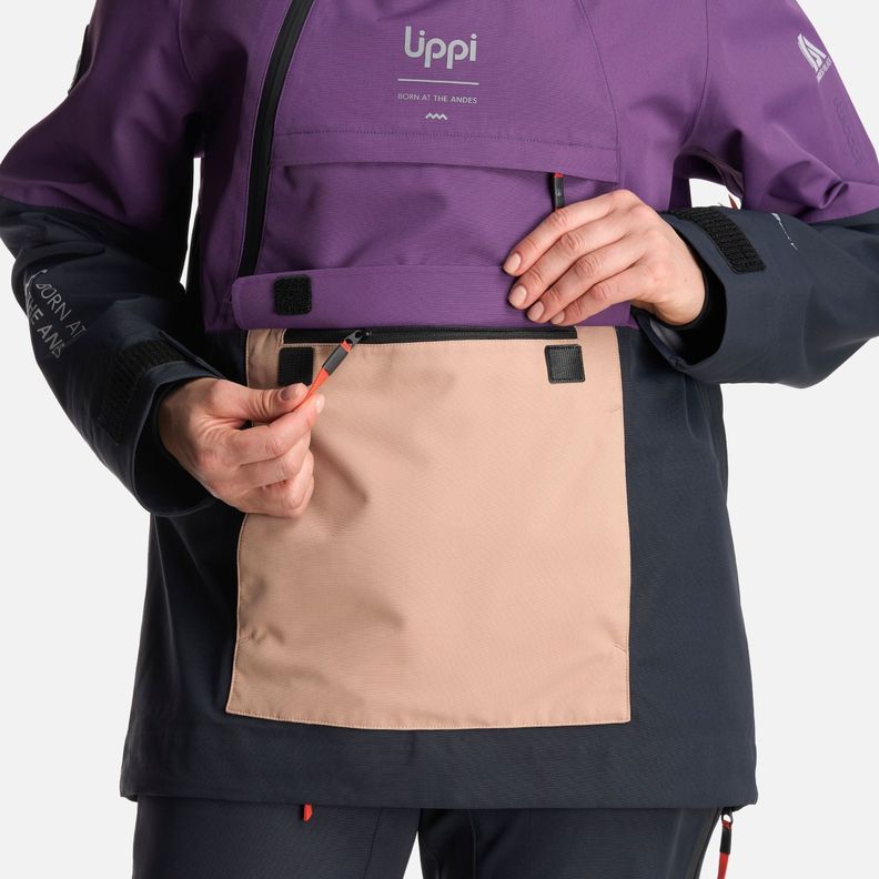 Chaqueta Mujer Black Hill 14 Zip B-Dry Jacket Morado Lippi-8