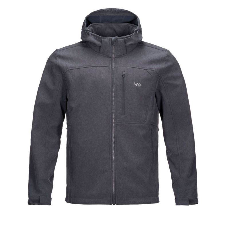 Chaqueta Hombre Macaya Softshell Hoody Jacket Melange Azul Lippi-0