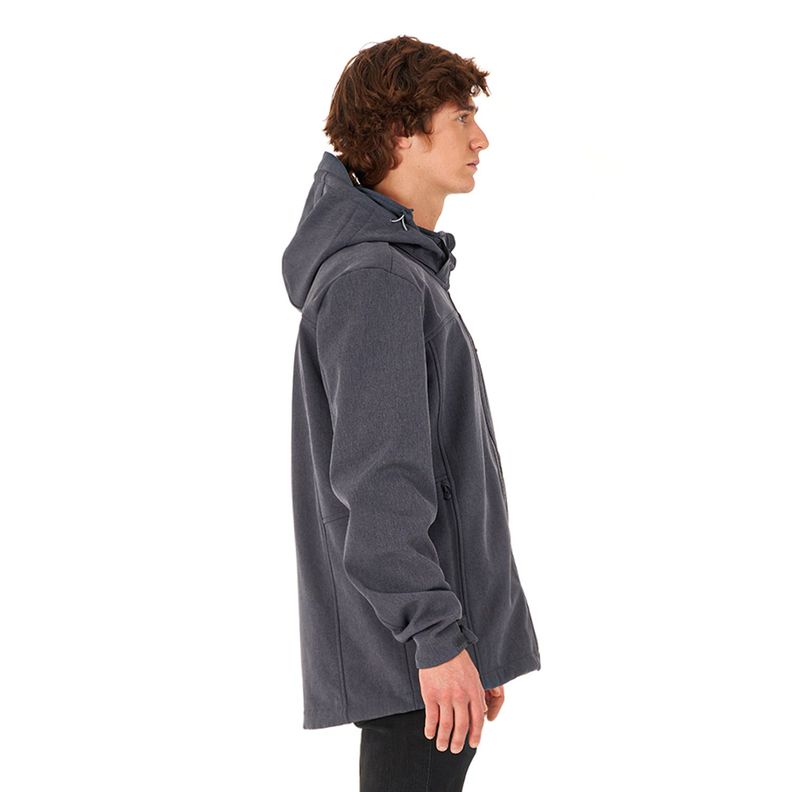 Chaqueta Hombre Macaya Softshell Hoody Jacket Melange Azul Lippi-3