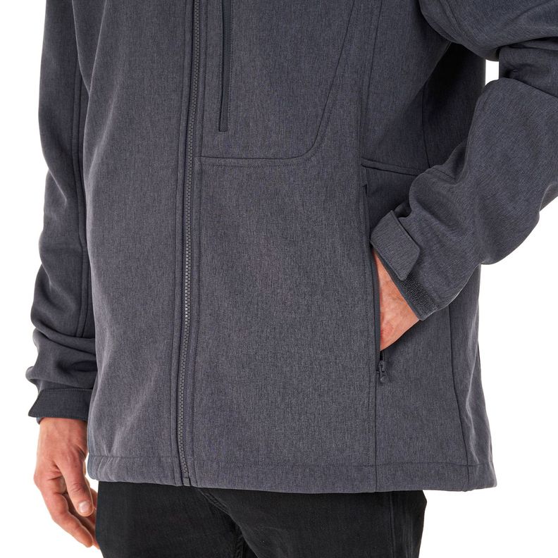 Chaqueta Hombre Macaya Softshell Hoody Jacket Melange Azul Lippi-8