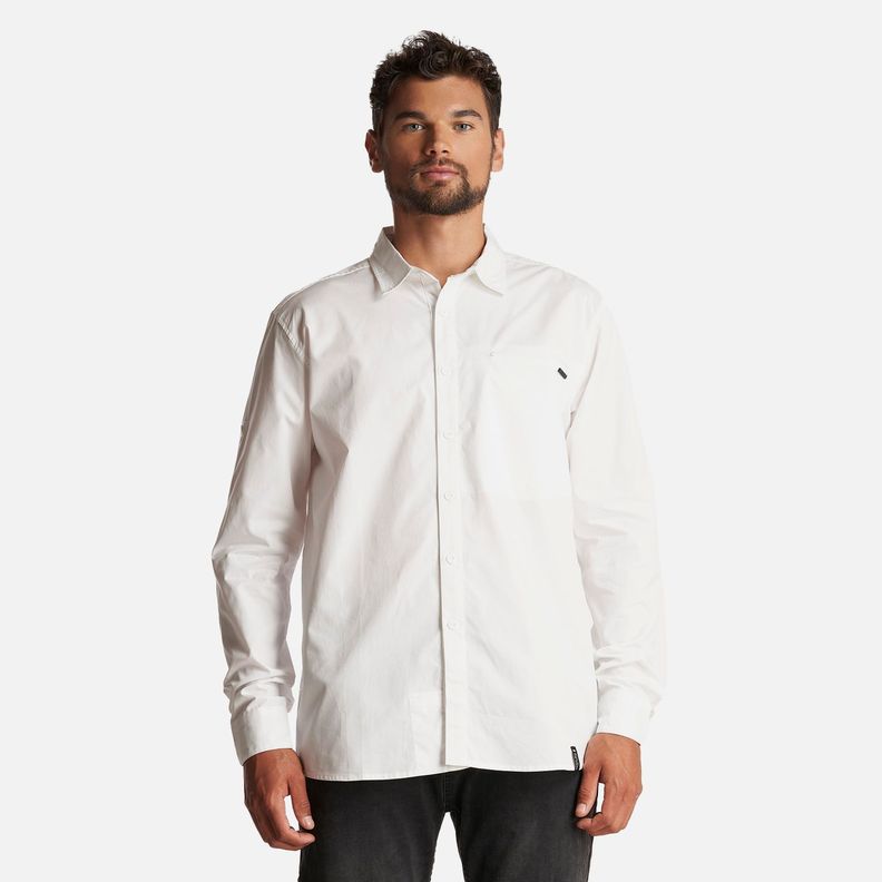 Camisa Hombre Alloy Long Sleeve Shirt Blanco Lippi I23-1