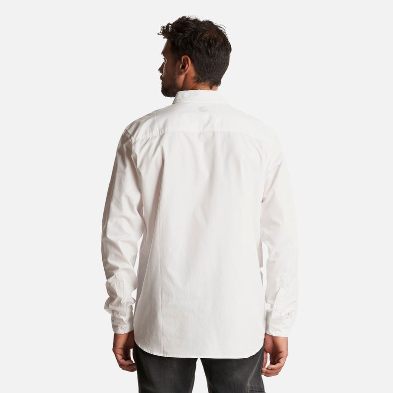 Camisa Hombre Alloy Long Sleeve Shirt Blanco Lippi I23-4