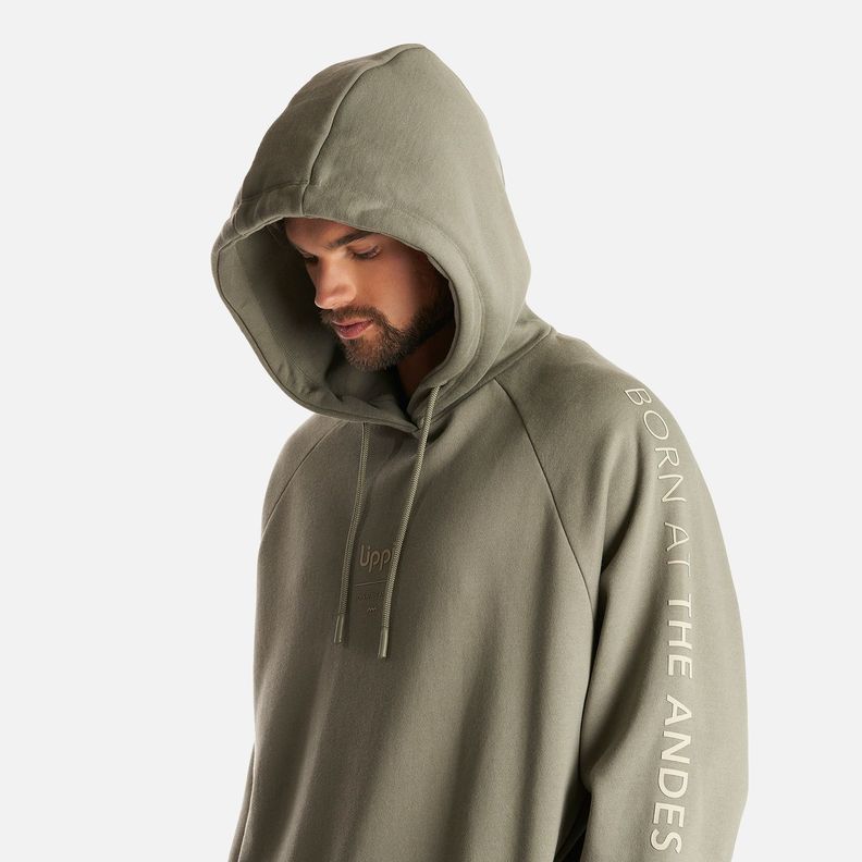 Poleron Hombre Heavy Duty Hoody Sweatshirt Laurel Lippi-4