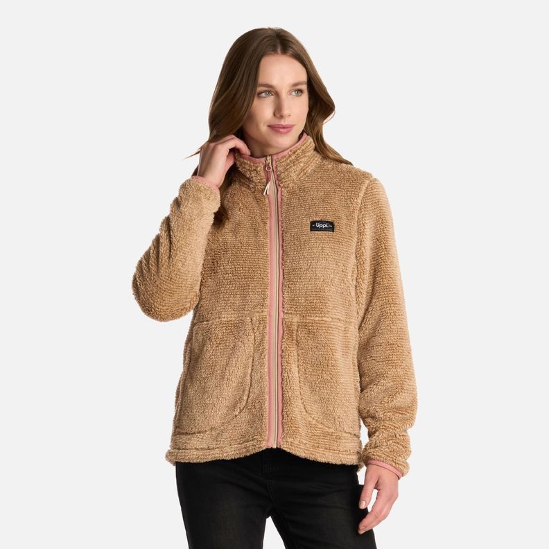 Polar Mujer Ferret Shaggy-Pro Jacket Beige Lippi I25-0
