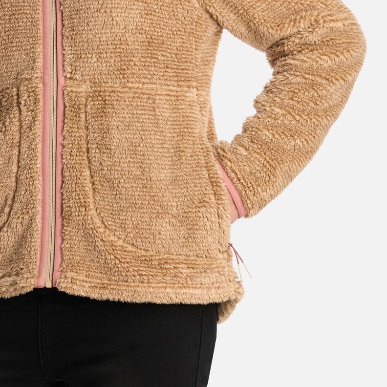 Polar Mujer Ferret Shaggy-Pro Jacket Beige Lippi I25-3