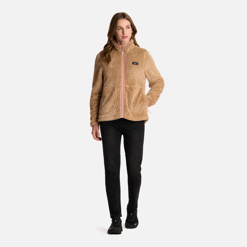Polar Mujer Ferret Shaggy-Pro Jacket Beige Lippi I25-4