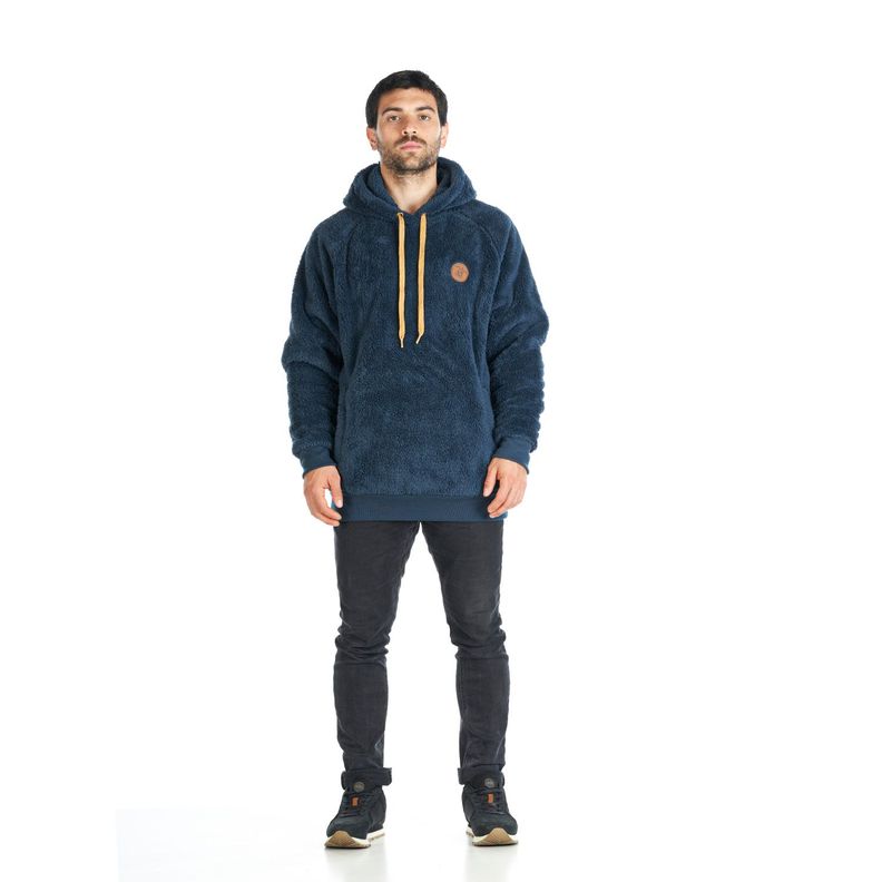 Poleron Hombre Cangur-oso Azul Haka Honu V22-8