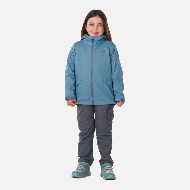 Chaqueta Niña Snowball Fusion-3 Hoody Jacket Celeste Oscuro Lippi-5