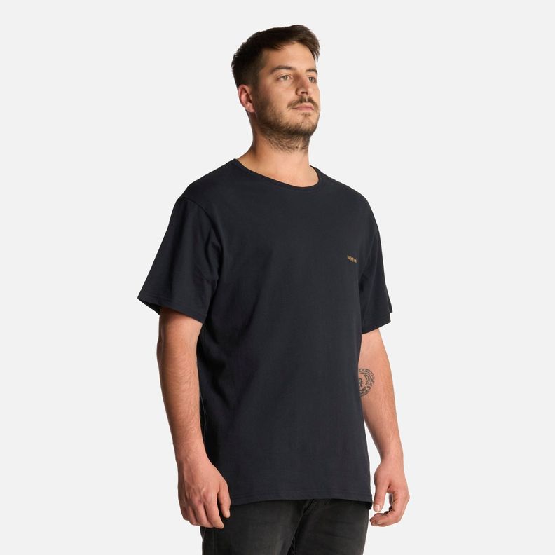 Polera Hombre Polo Negro Haka Honu-1