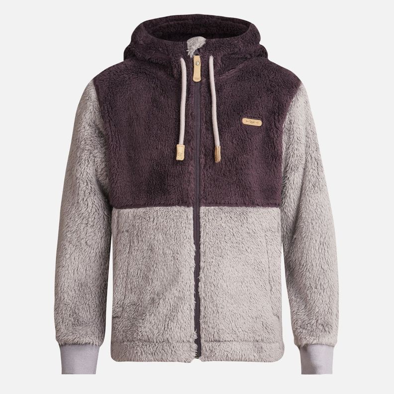 Chaqueta Niña Bear Shaggy-Pro Hoody Jacket Burdeo/Malva Lippi-0
