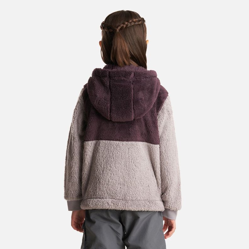 Chaqueta Niña Bear Shaggy-Pro Hoody Jacket Burdeo/Malva Lippi-3