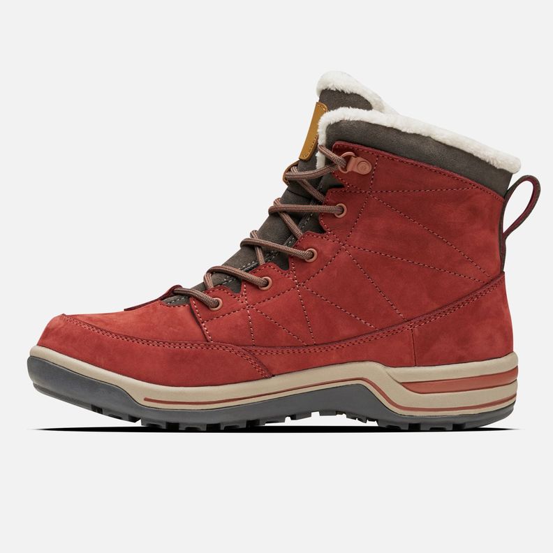 Bota Mujer  Native Mid II Vino Grafito Lippi-1