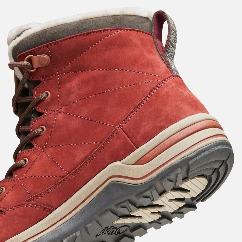 Bota Mujer  Native Mid II Vino Grafito Lippi-7