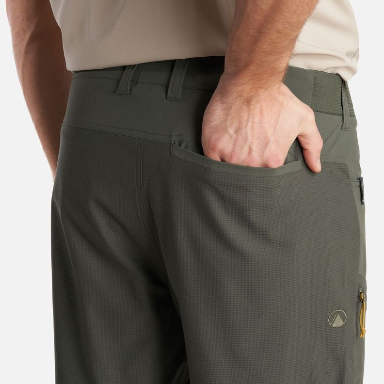 Pantalon Hombre Lennox Q-Dry Slim Fit Pants Verde Militar Lippi I24-6