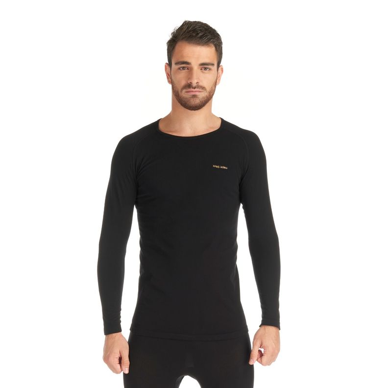 Primera Capa Hombre Puma Austral Top Negro Haka Honu I24-1