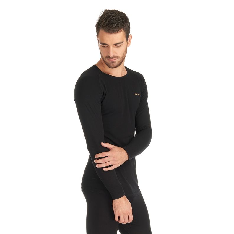 Primera Capa Hombre Puma Austral Top Negro Haka Honu I24-2
