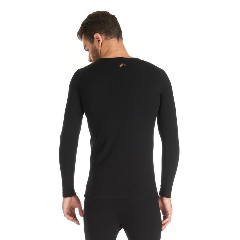 Primera Capa Hombre Puma Austral Top Negro Haka Honu I24-5