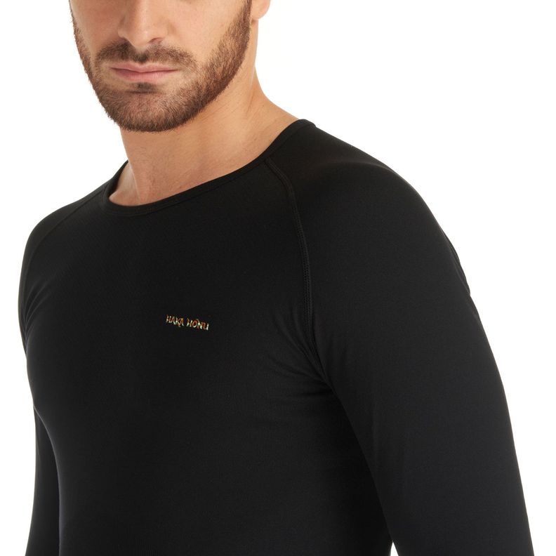 Primera Capa Hombre Puma Austral Top Negro Haka Honu I24-6