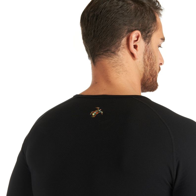 Primera Capa Hombre Puma Austral Top Negro Haka Honu I24-7