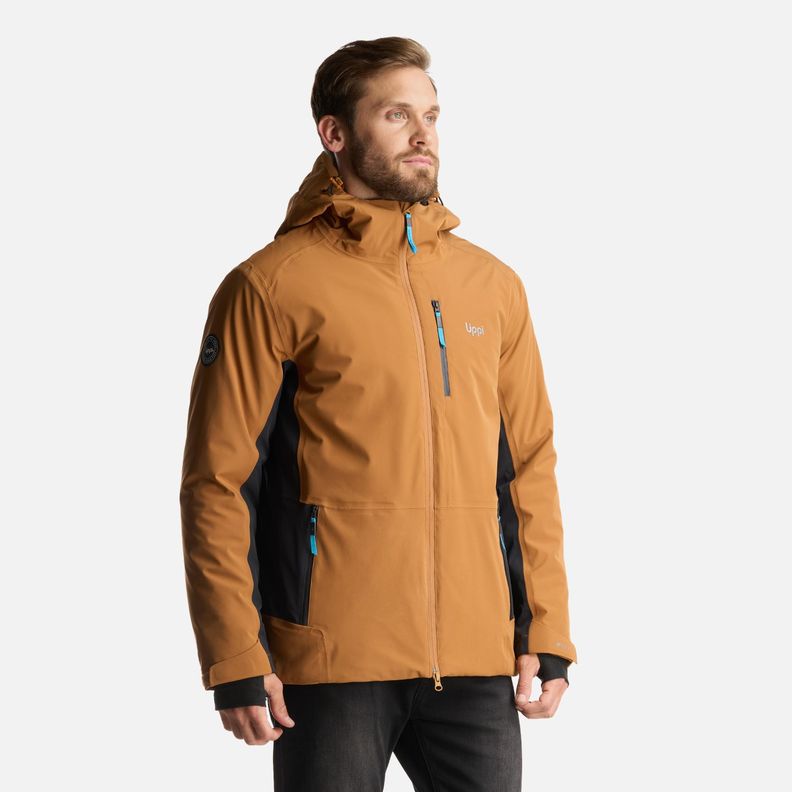 Chaqueta Hombre Snow Valley B-Dry Jacket Cafe Claro Lippi-2