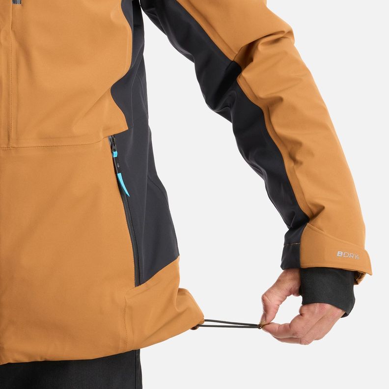Chaqueta Hombre Snow Valley B-Dry Jacket Cafe Claro Lippi-7