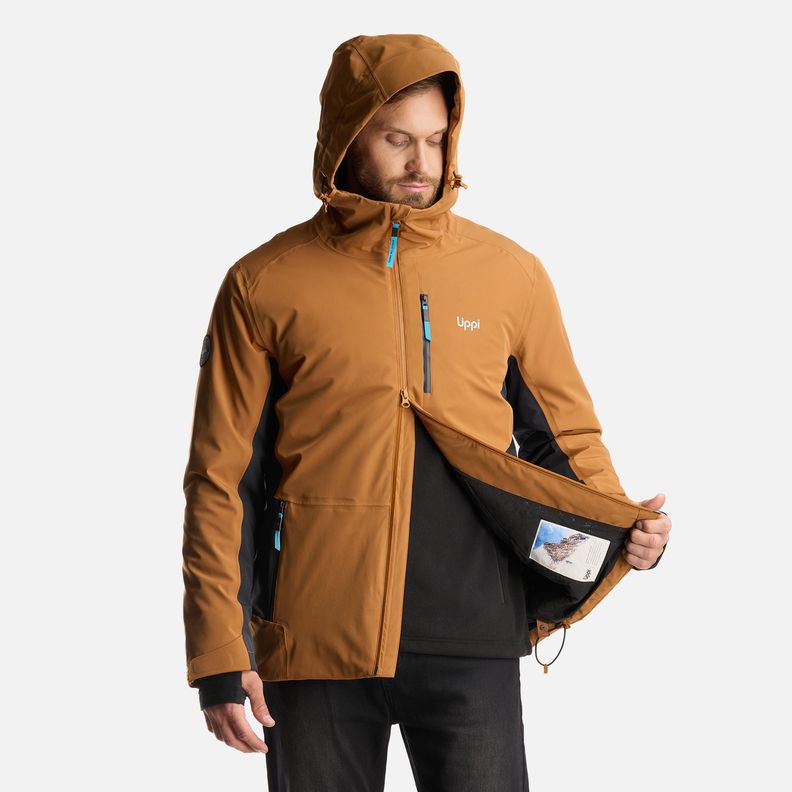 Chaqueta Hombre Snow Valley B-Dry Jacket Cafe Claro Lippi-8