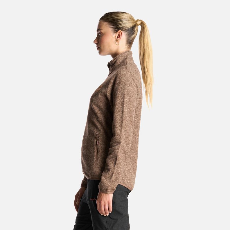 Poleron Mujer Tokerau Pro Taupe Haka Honu-3