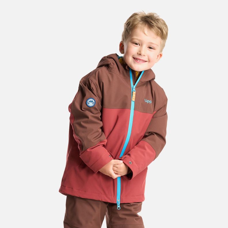 Chaqueta Niño Sierra Nevada B-Dry Steam-Pro Hoody Jacket Burdeo Lippi-1