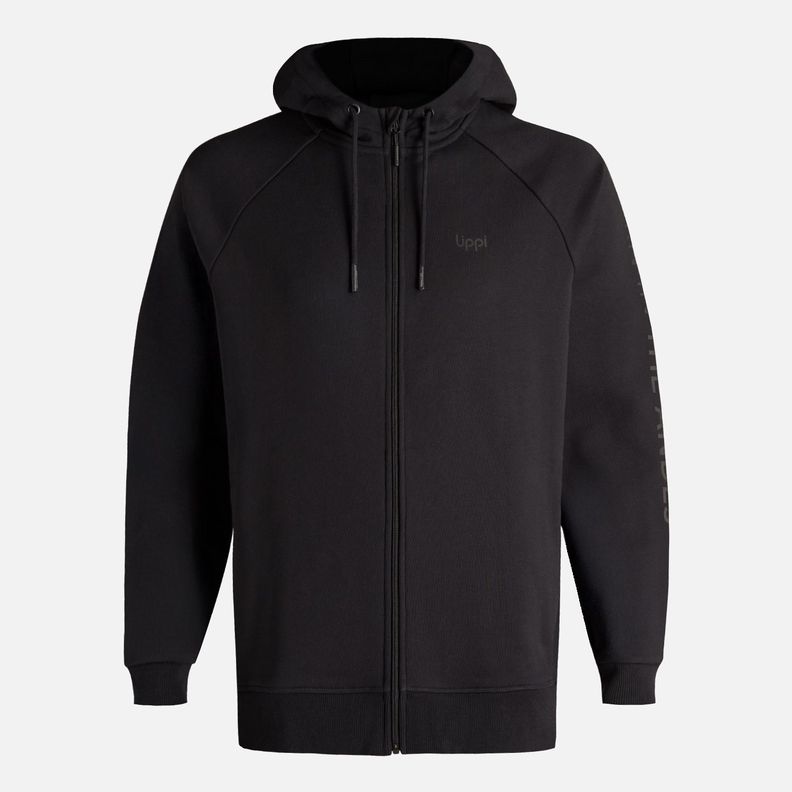 Polerón Hombre Heavy Duty FullZip Sweatshirt Negro Lippi I25-7