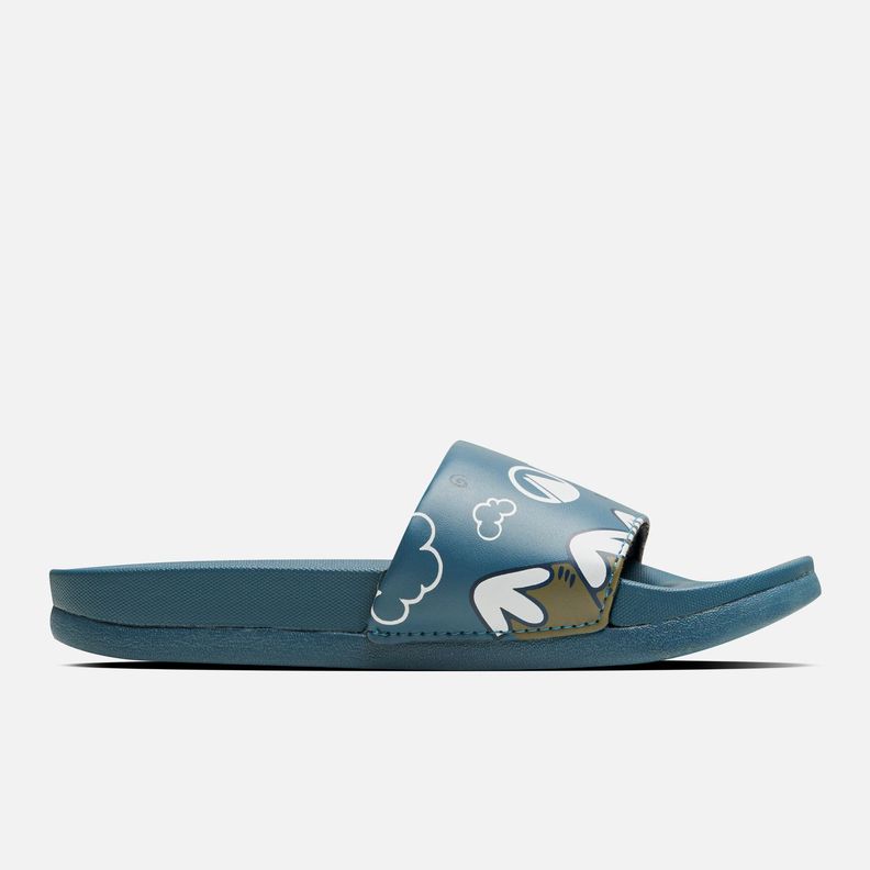Sandalia Niño Insigne Slide Kids Azul Cielo Lippi-0
