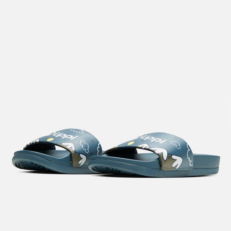 Sandalia Niño Insigne Slide Kids Azul Cielo Lippi-1