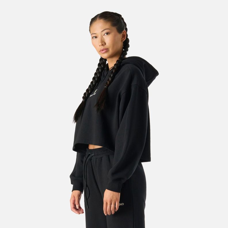 Polerón Mujer Cool Down Sweatshirt Hoody Negro Vulcano-1