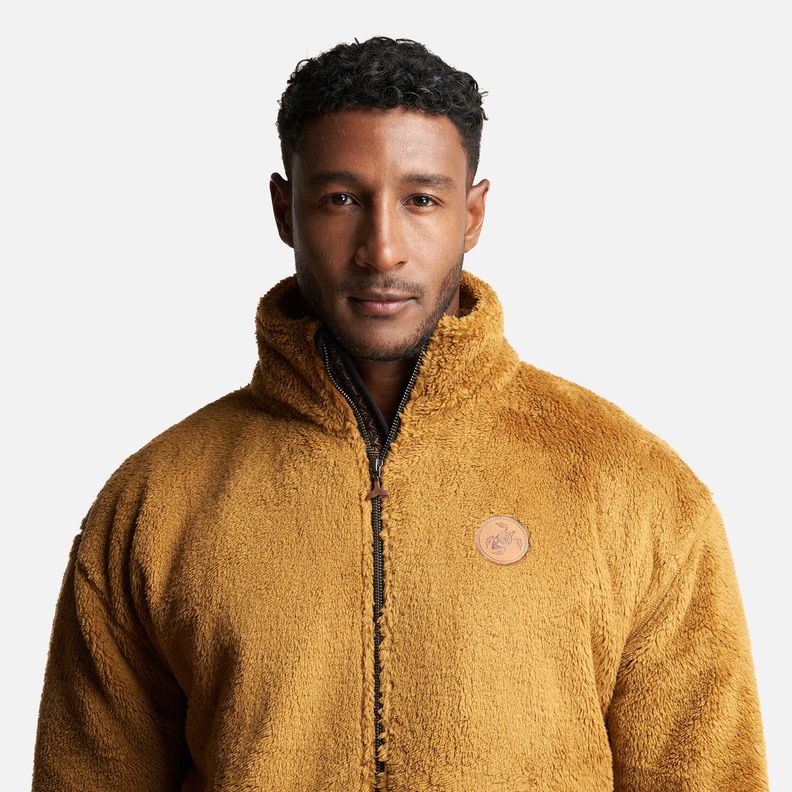 Chaqueta Hombre Caluro-sin Mostaza Oscuro Haka Honu-3