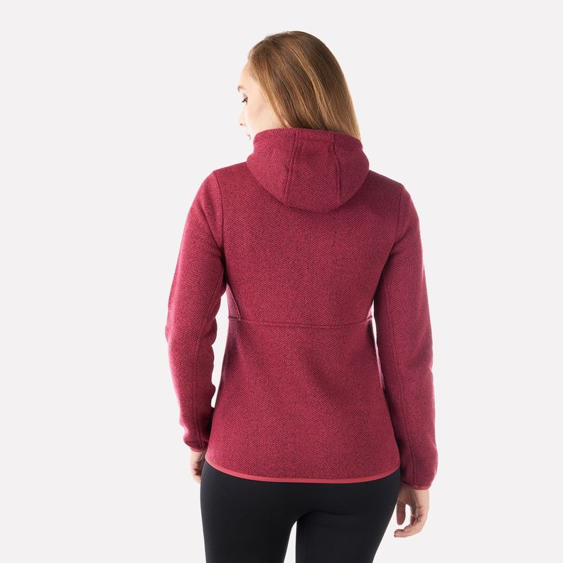 Polar Mujer Alamo Blend-Pro Hoody Jacket Rosa Oscuro Lippi-2