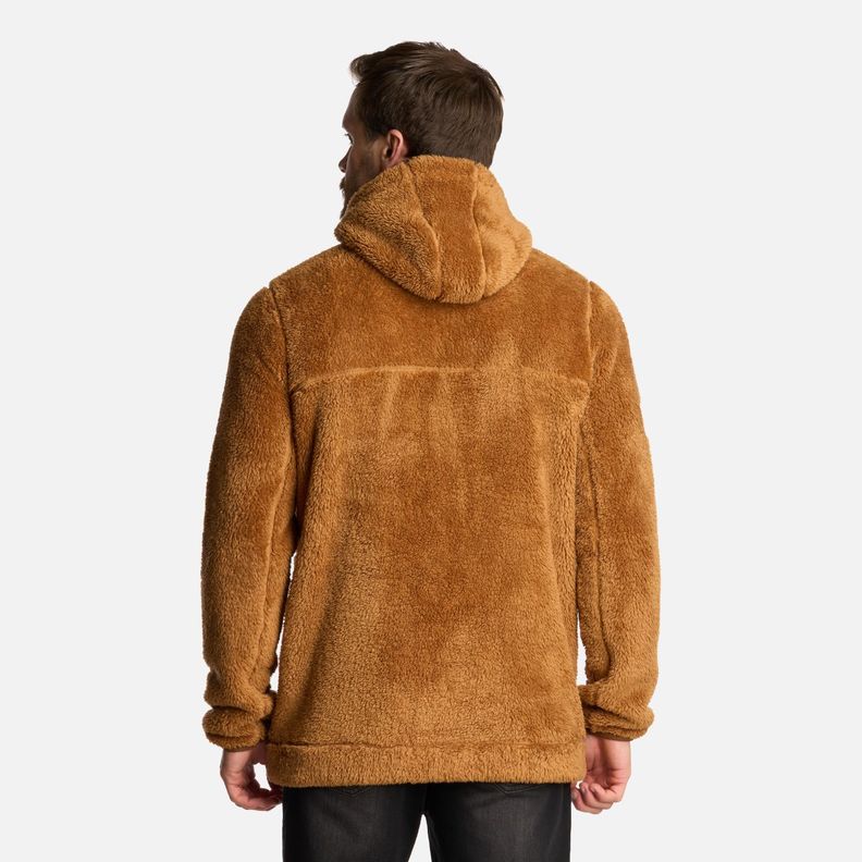 Polar Hombre Bear Shaggy-Pro Hoody Jacket Camel Lippi I25-2