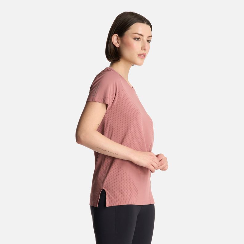 Polera Mujer 4 Run Seamless Trail Short Sleeve Rosa Lippi-1